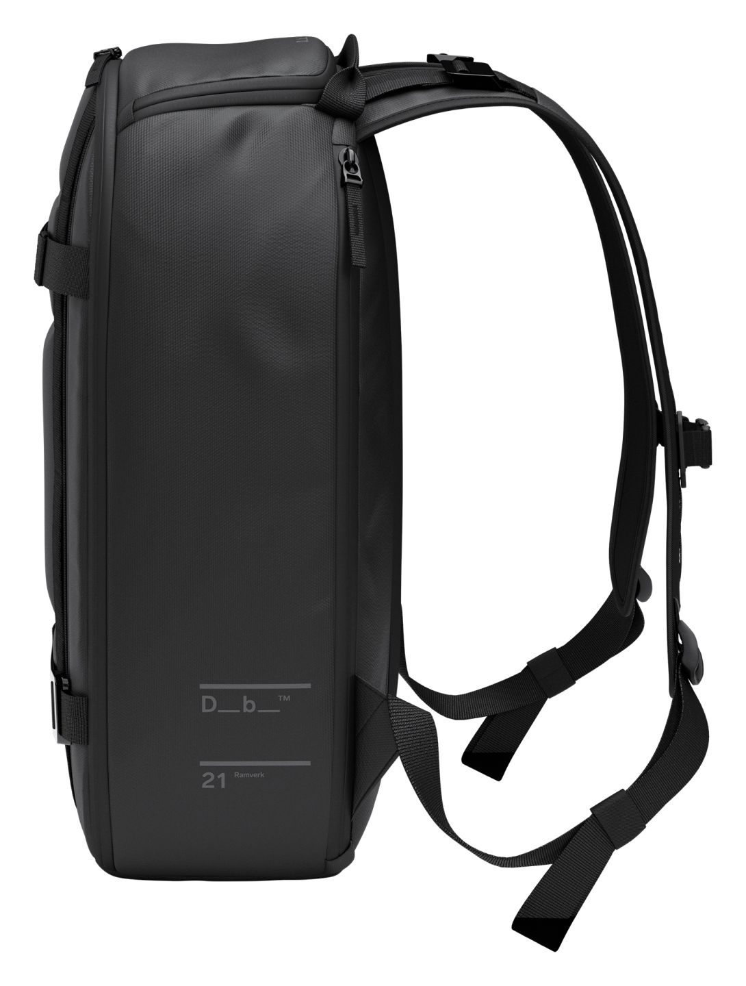 DB Journey, Ramverk Backpack 21L rugzak unisex Black Out zwart 