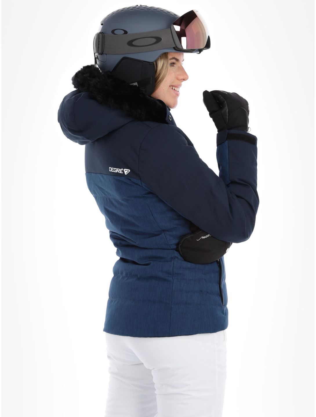 Degre7, Traqui ski-jas dames Heather Blue blauw 