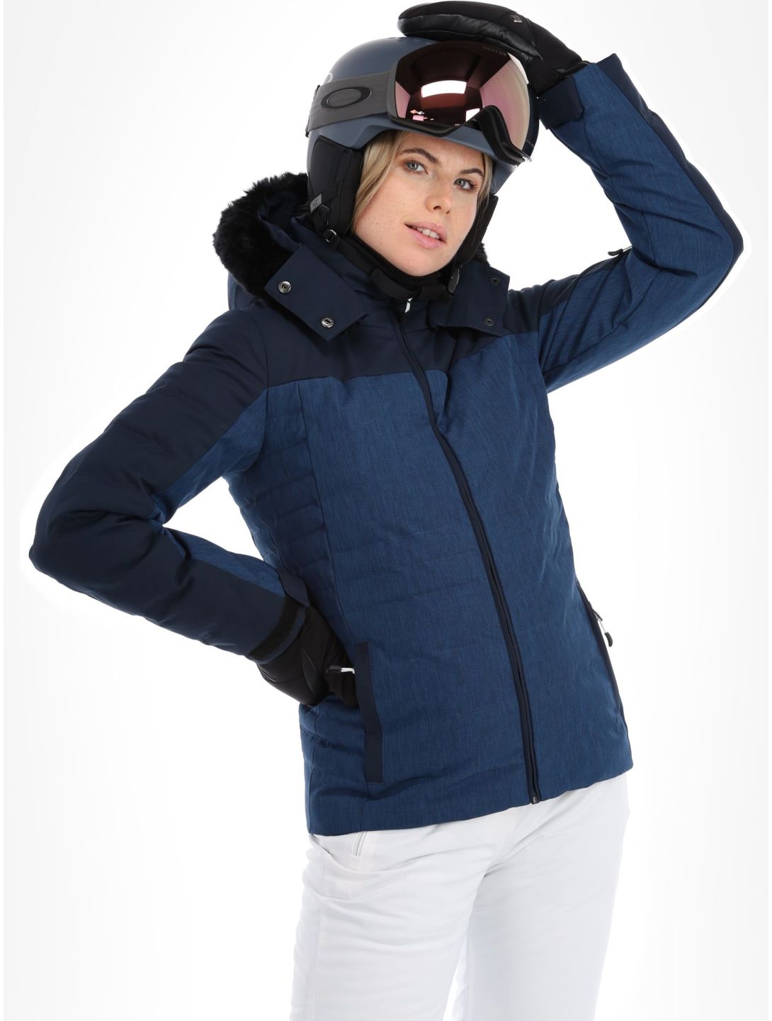 Degre7, Traqui ski-jas dames Heather Blue blauw 