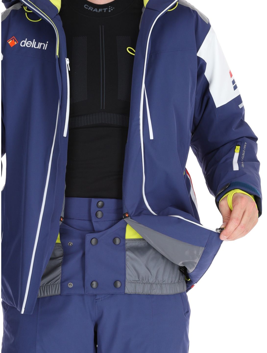 Deluni, Challenger 4 ski-jas heren Blue blauw 