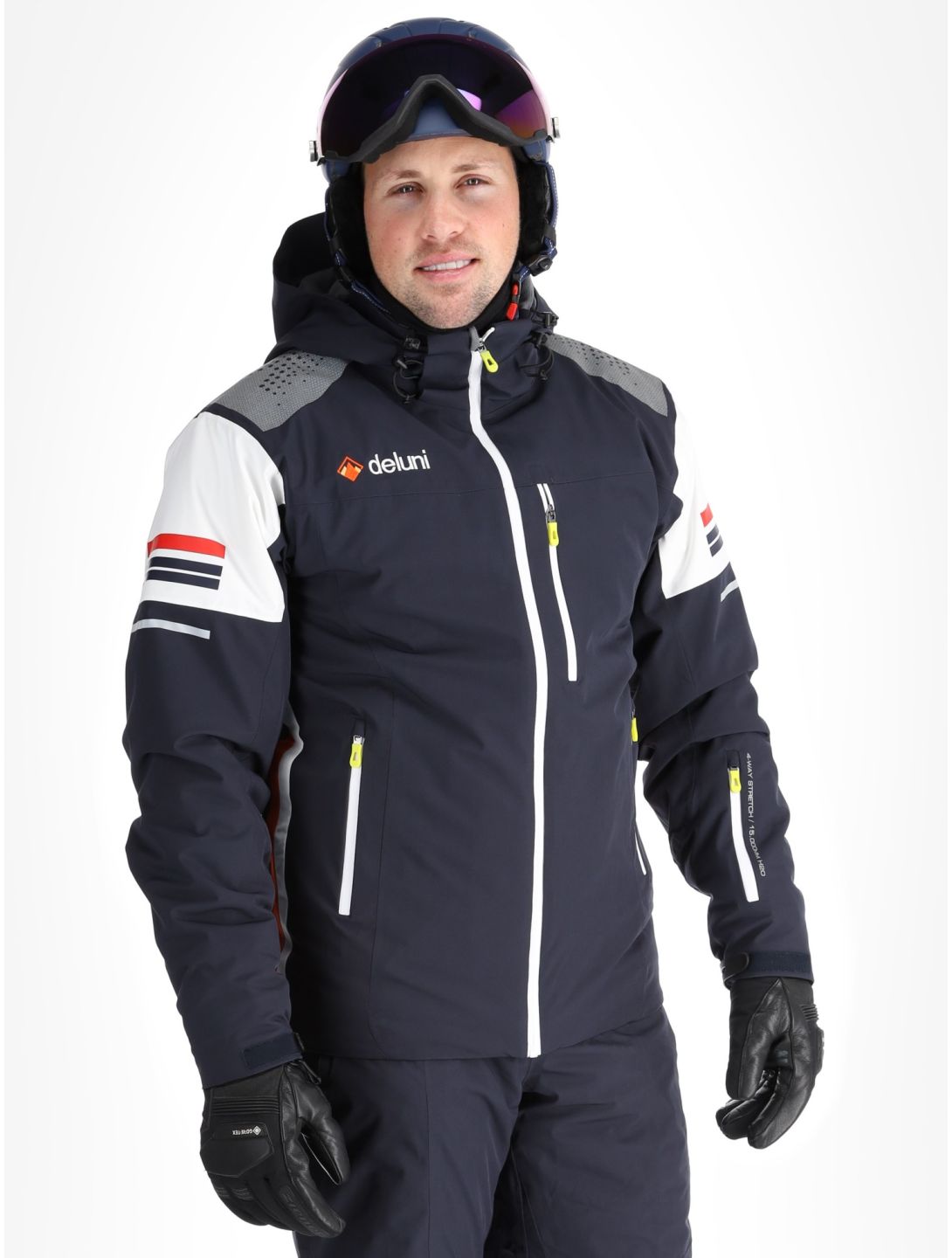 Deluni, Challenger 4 ski-jas heren Marine blauw 