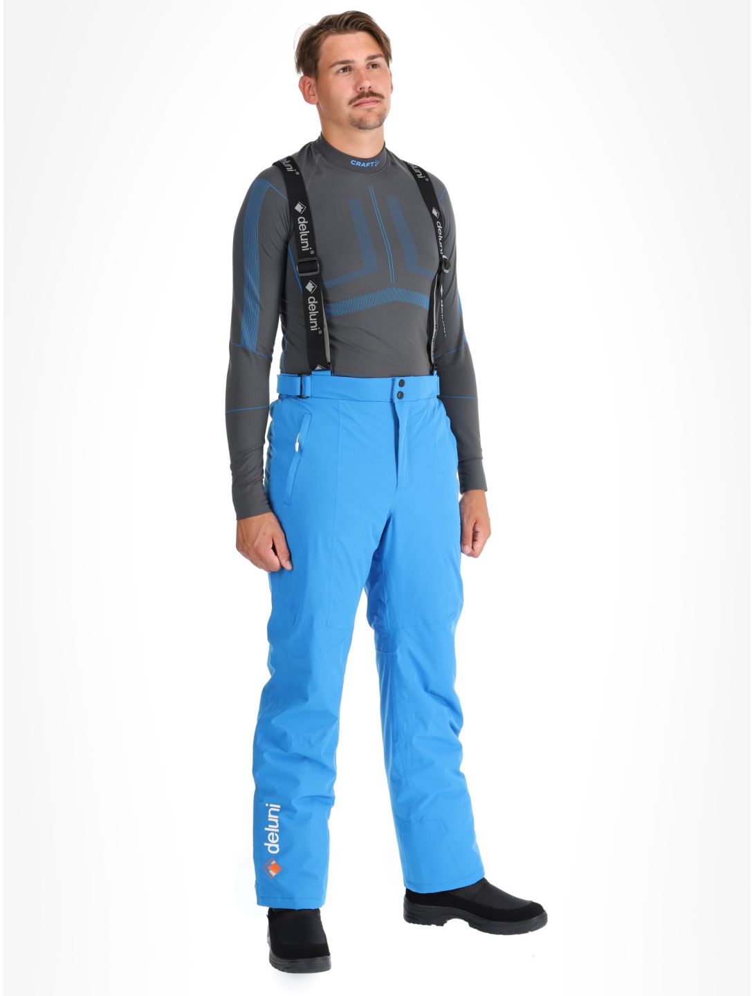 Deluni, Challenger 4 skibroek heren Sky Blue blauw 