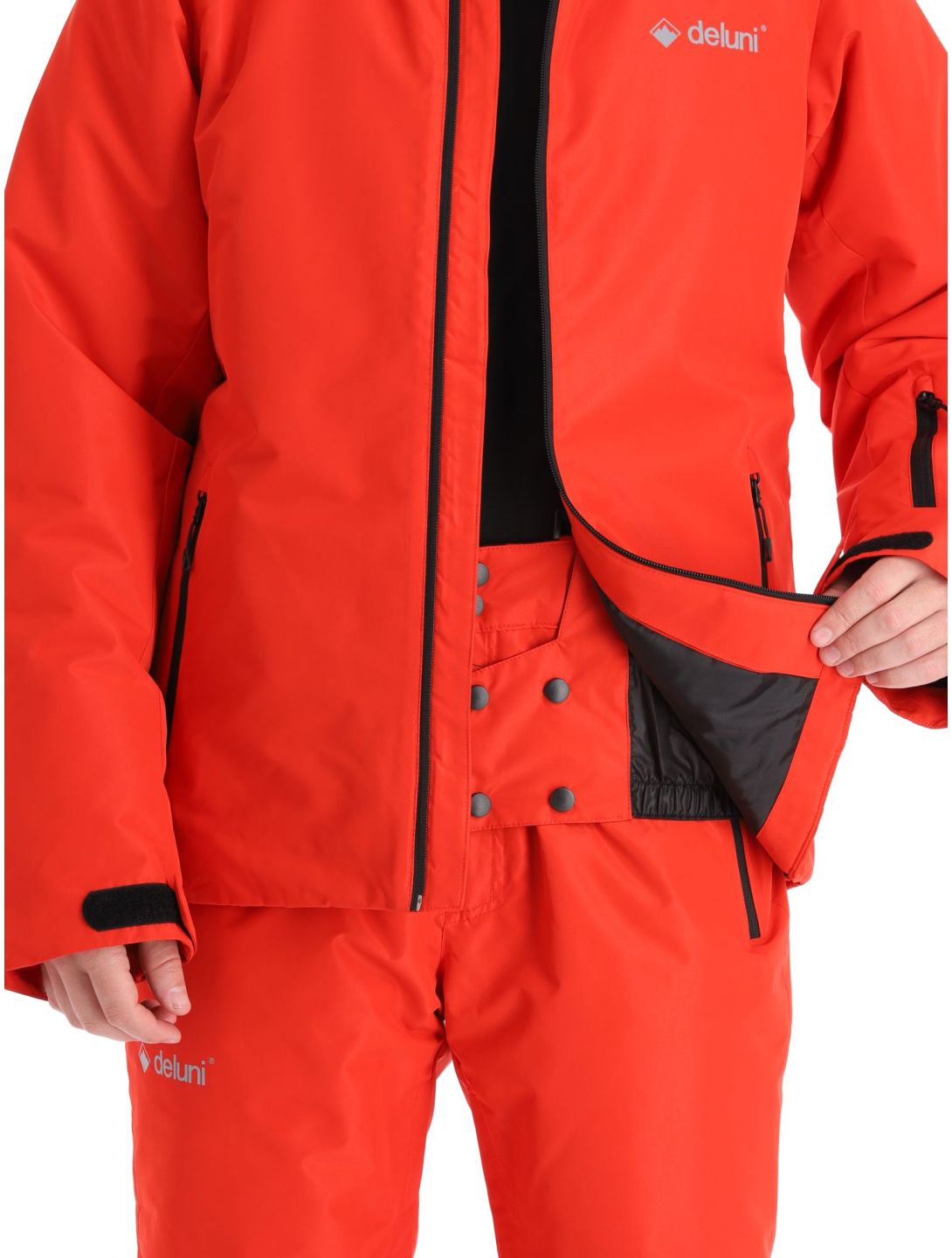 Deluni, Icerocker Pure ski-jas heren Red rood 