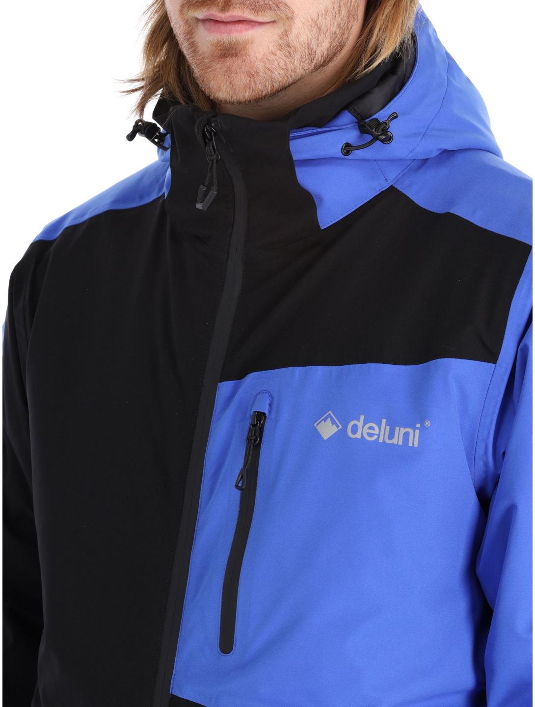 Deluni, Icerocker Plus ski-jas heren Black / Blue blauw, zwart 