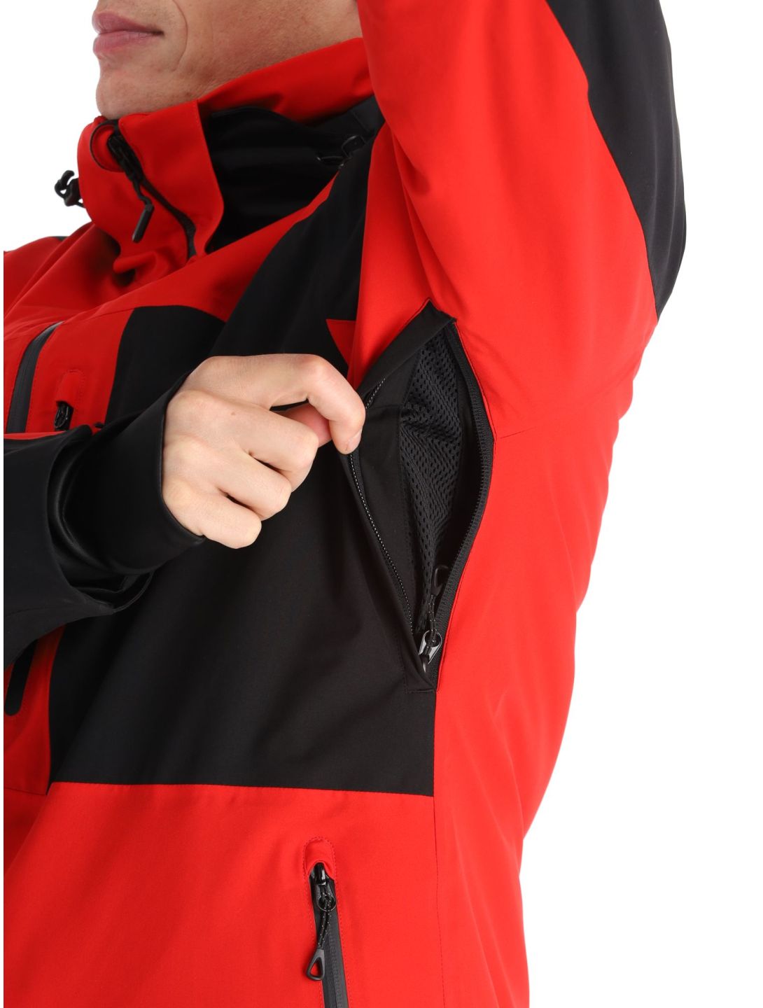 Deluni, Icerocker Pro ski-jas heren Black / Red rood, zwart 