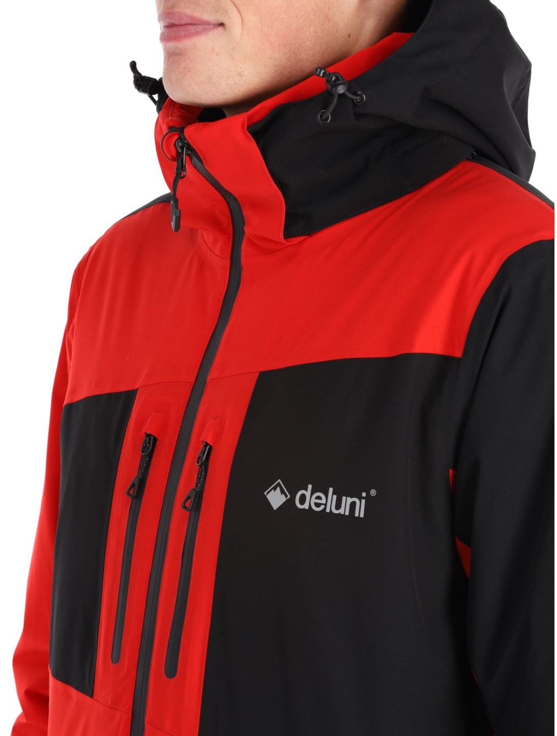 Deluni, Icerocker Pro ski-jas heren Black / Red rood, zwart 