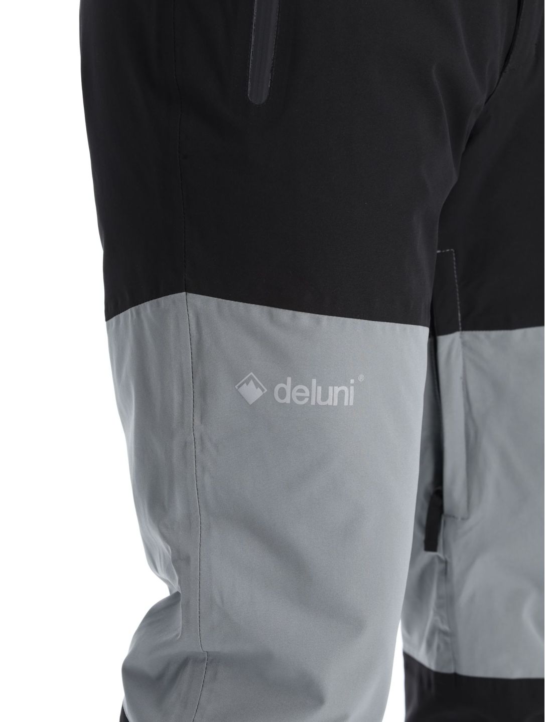 Deluni, Icerocker Pro skibroek heren Black / Dark Grey grijs, zwart 