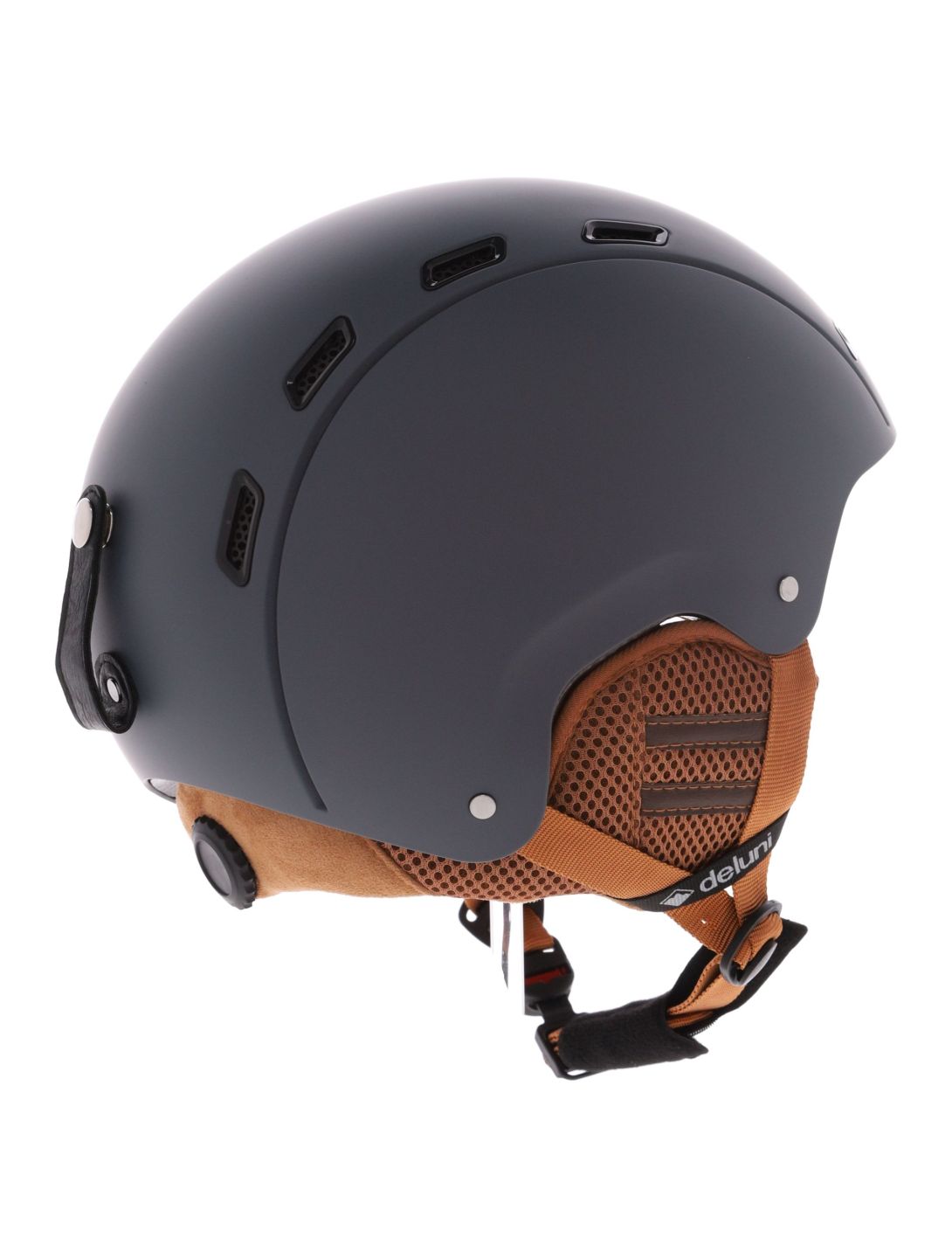 Deluni, Montano 2 skihelm unisex Matt Dark Grey grijs 