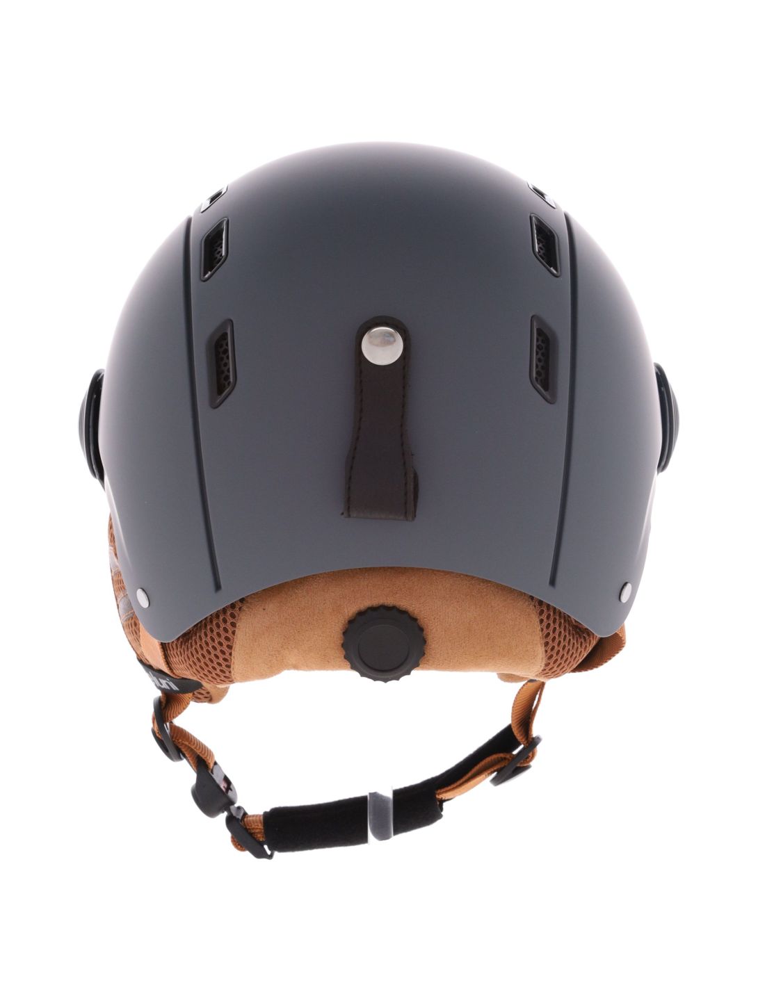 Deluni, Montano Pro 2 skihelm met vizier unisex Matt Dark Grey grijs 