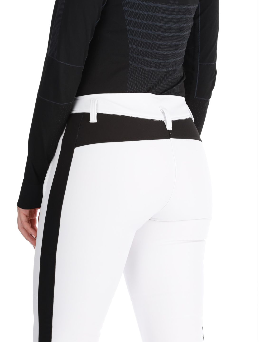 Deluni, Neva softshell skibroek dames Optic White wit 