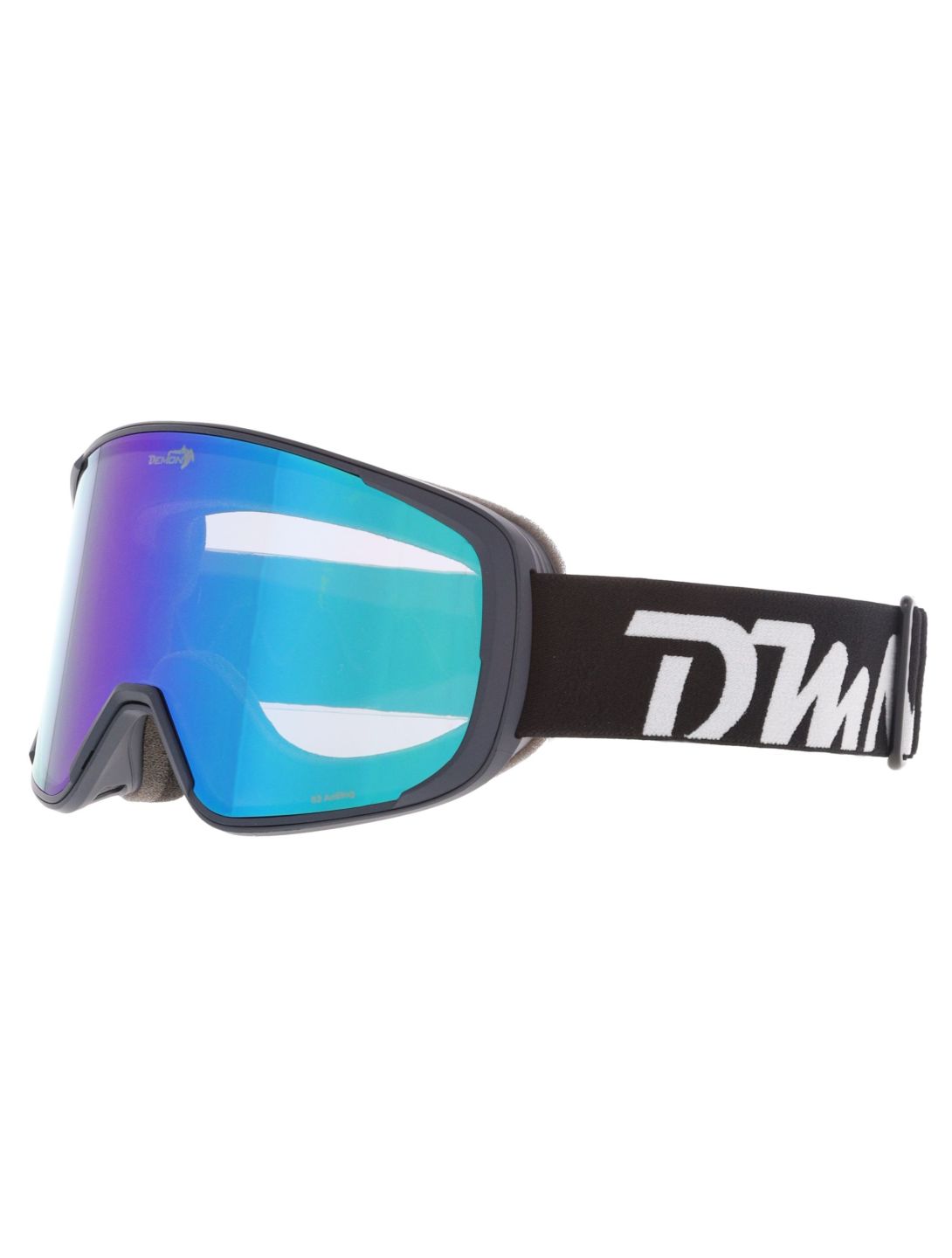 Demon, Provider PA Goggles unisex Matt Dark Octanio - Orange Green Mirror 