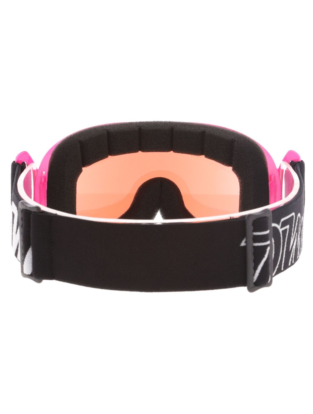 Demon, Snow 6 Mirror skibril kinderen Fuchsia Fluo Safety - Orange Blue Mirror 