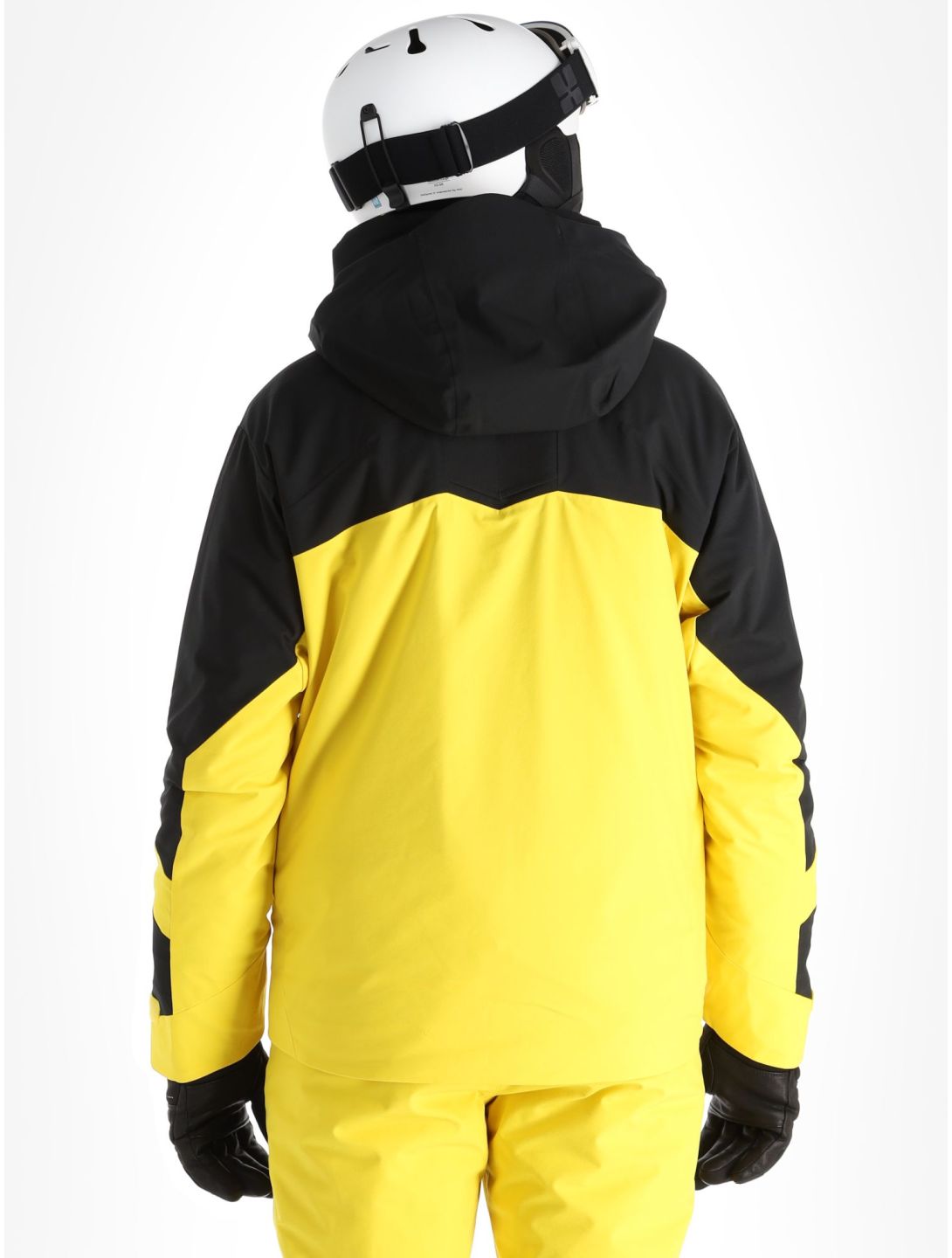 Descente, Chester ski-jas heren Warbler Yellow geel, zwart 