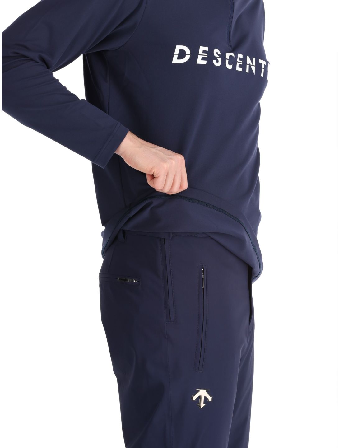 Descente, M-GB20 GA Ski pully heren Dark Night Blauw 