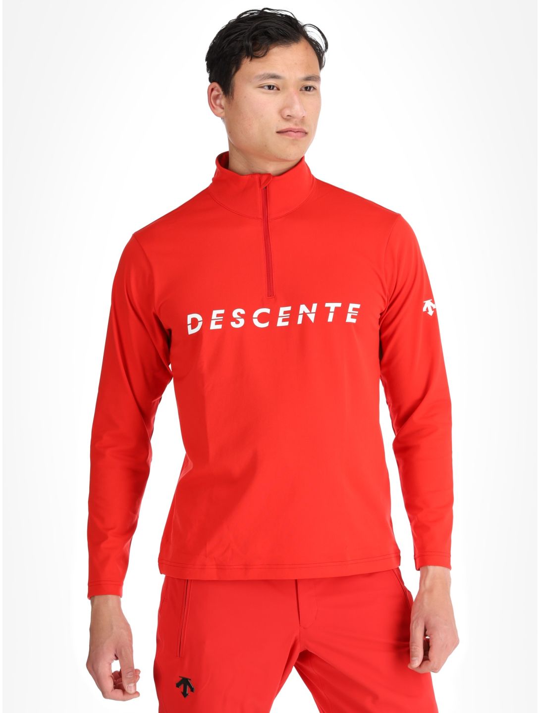 Descente, M-GB20 GA Ski pully heren Electric Red Rood 