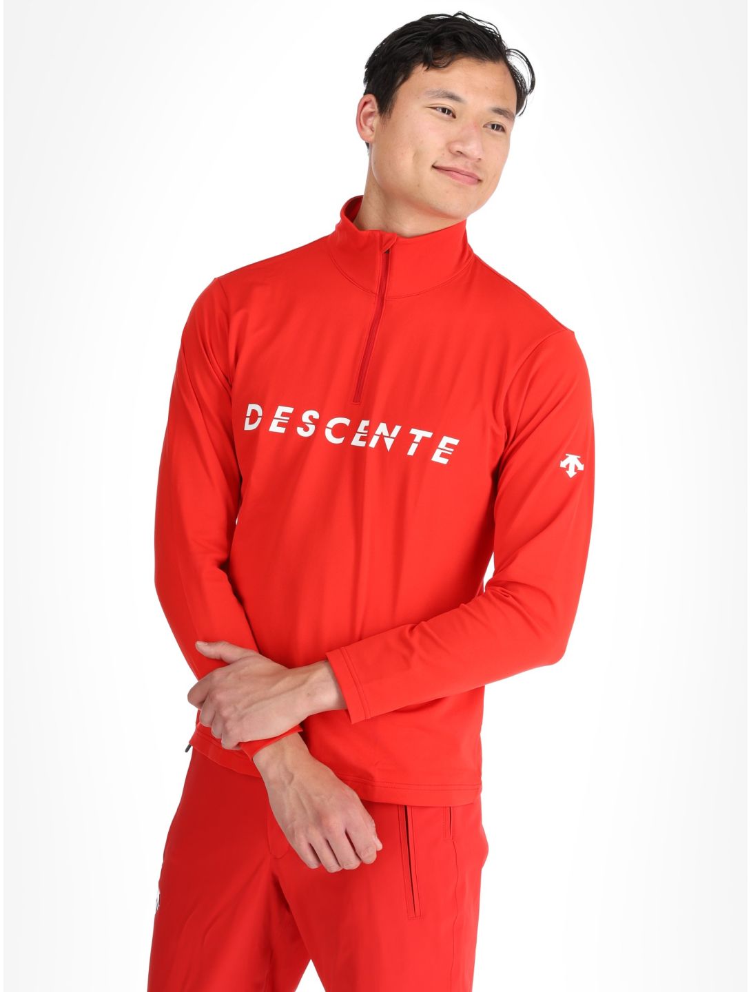 Descente, M-GB20 GA Ski pully heren Electric Red Rood 