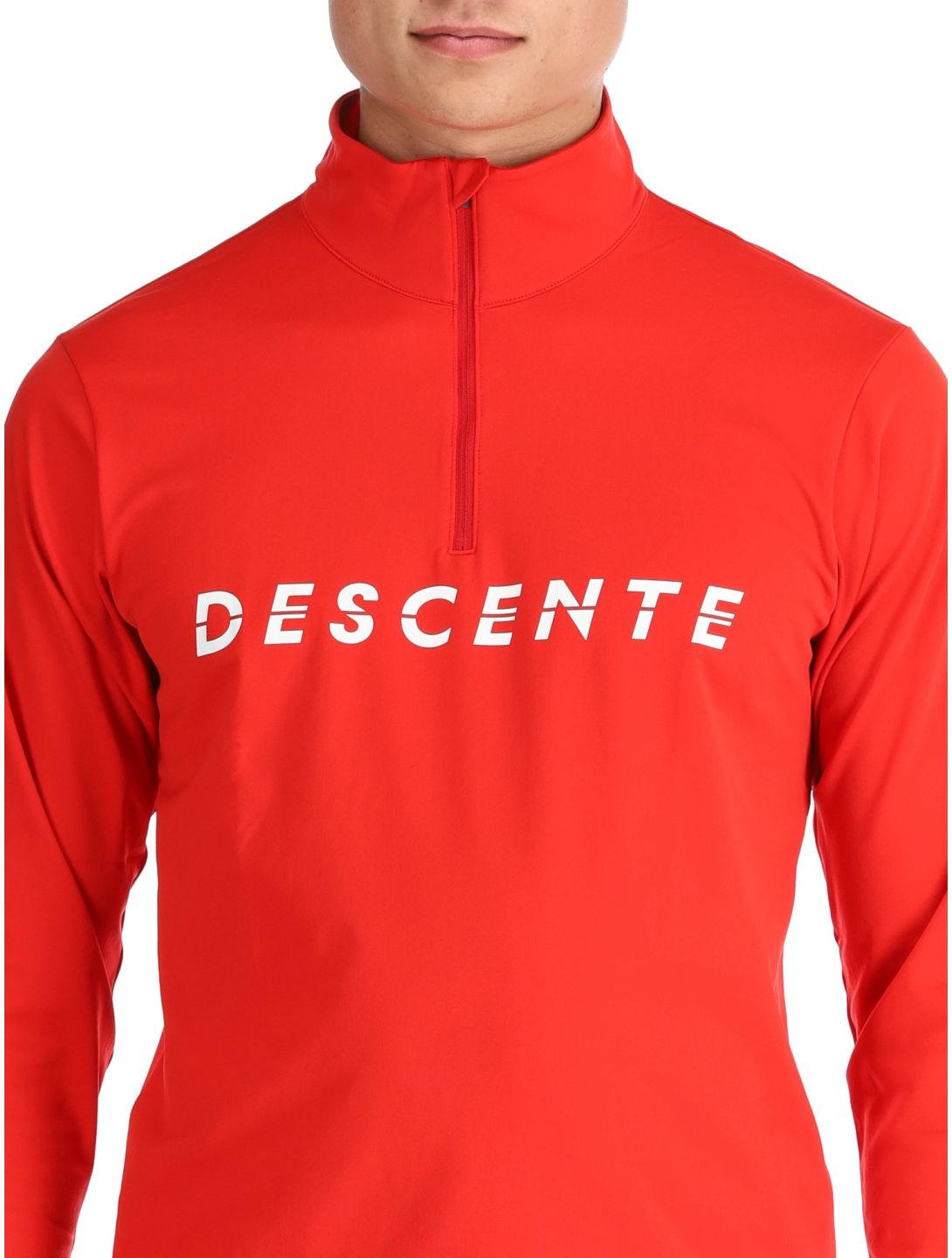 Descente, M-GB20 GA Ski pully heren Electric Red Rood 