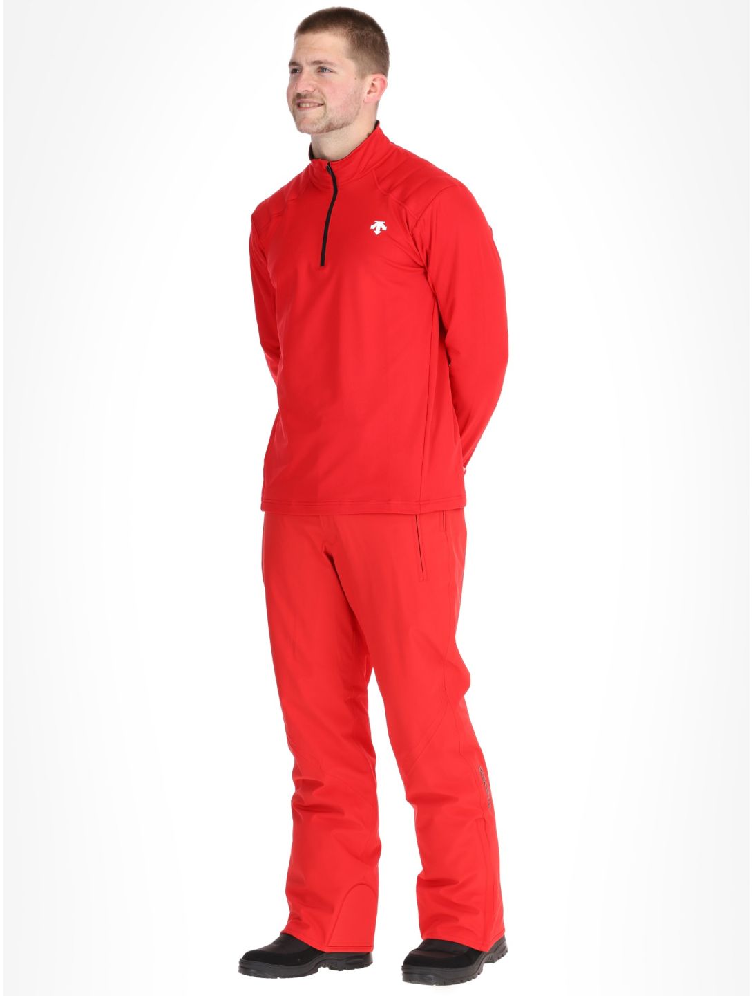 Descente, M-GB21 GA Ski pully heren Electric Red Rood 