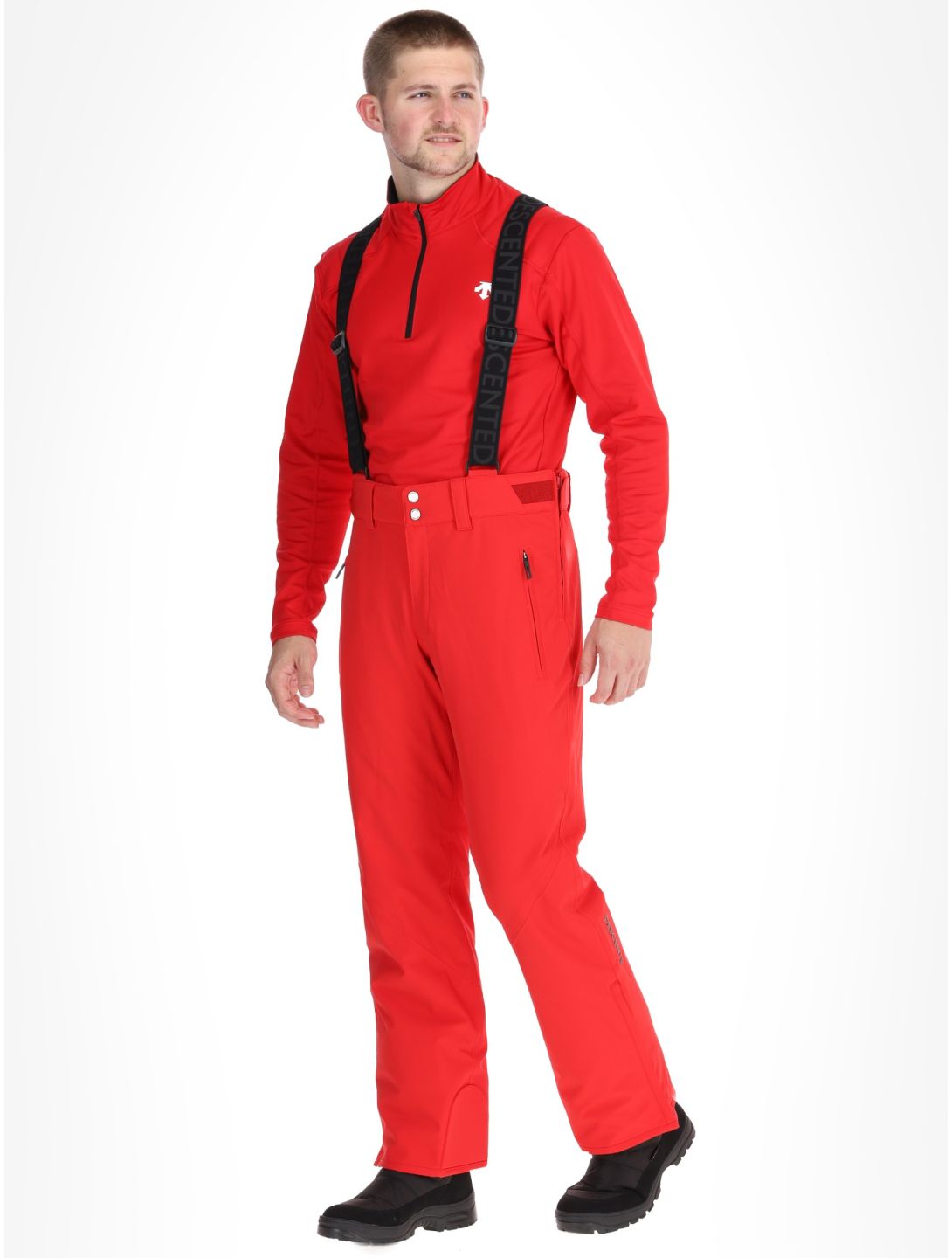 Descente, M-GD40 BA Skibroek Gevoerd heren Electric Red Rood 