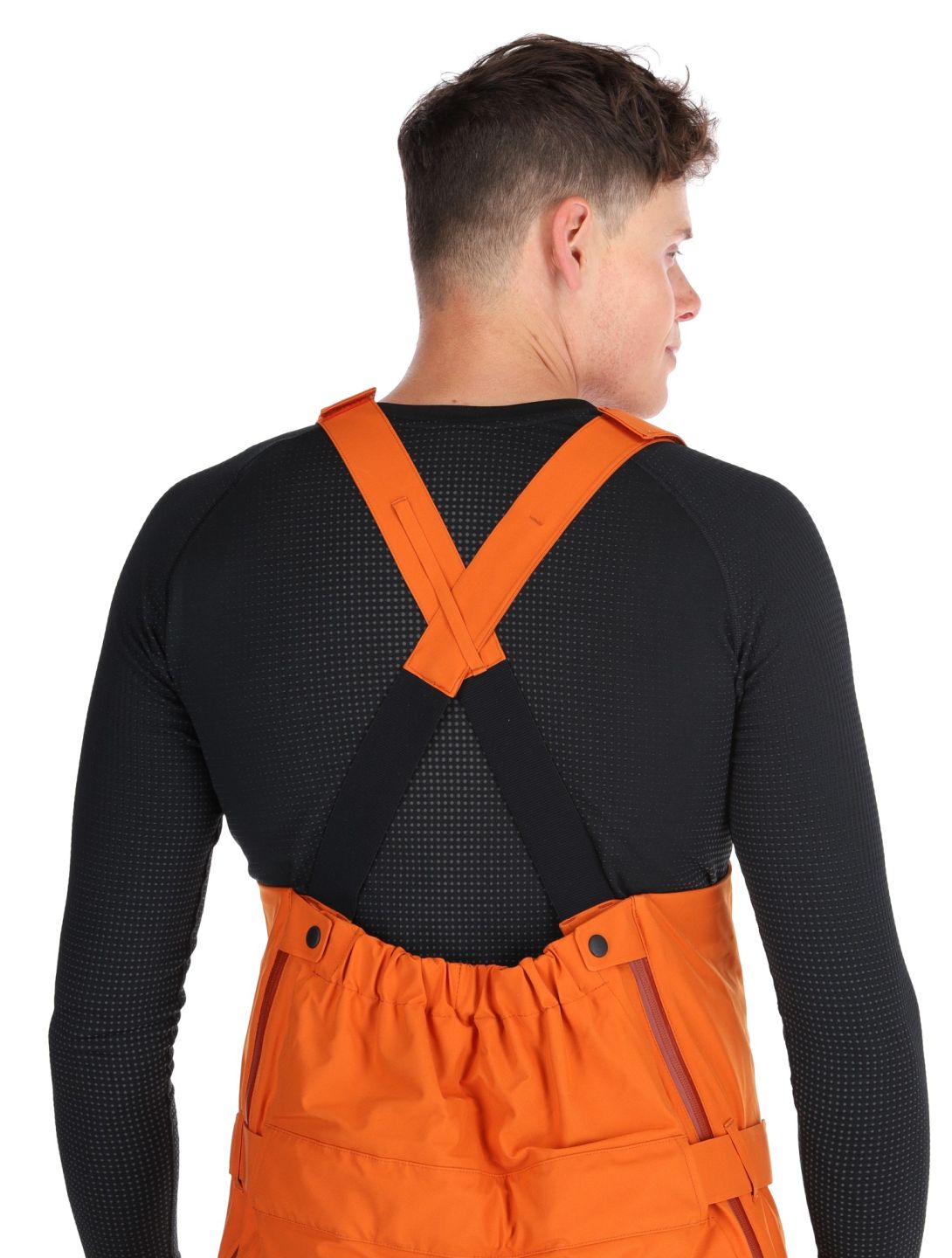 Descente, M-GD50M BB Skibroek Hardshell BIB heren Ripen Orange Oranje 