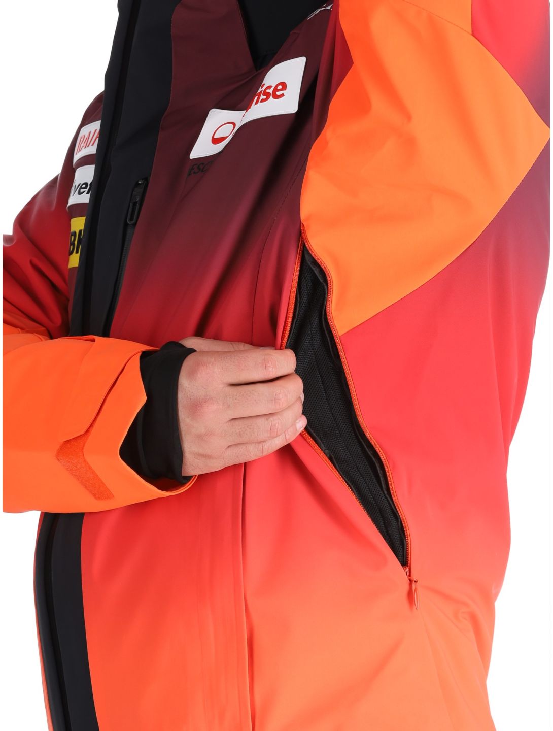 Descente, M-GK20 AA Jas gevoerd heren Swiss Rood 