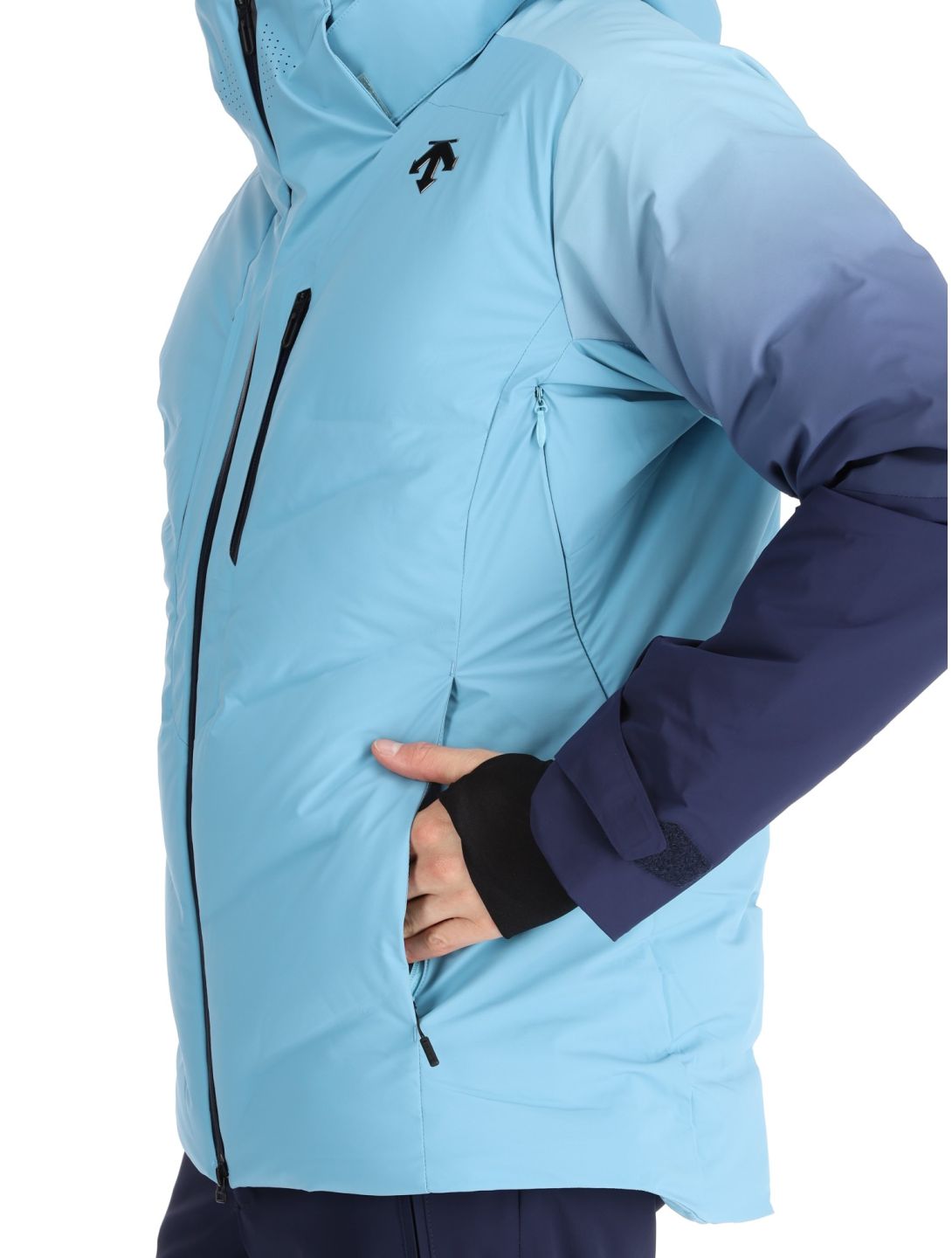 Descente, M-GK21 AA Jas gevoerd heren Echo Blue/Dark Night Blauw 