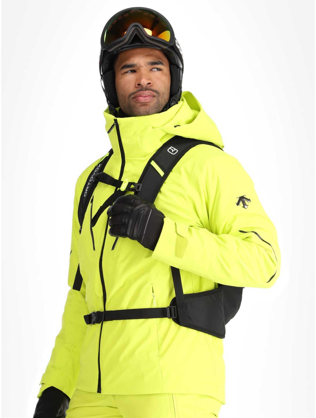 Descente, M-GK24 ski-jas heren Glint Yellow geel 