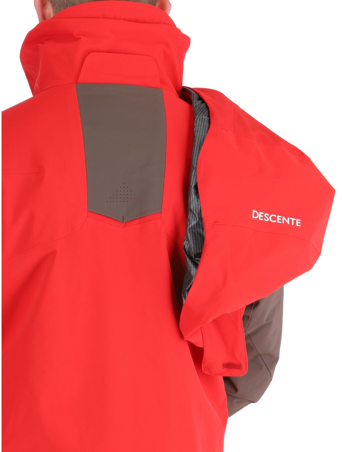 Descente, M-GK26 AA Jas gevoerd heren Electric Red Rood 