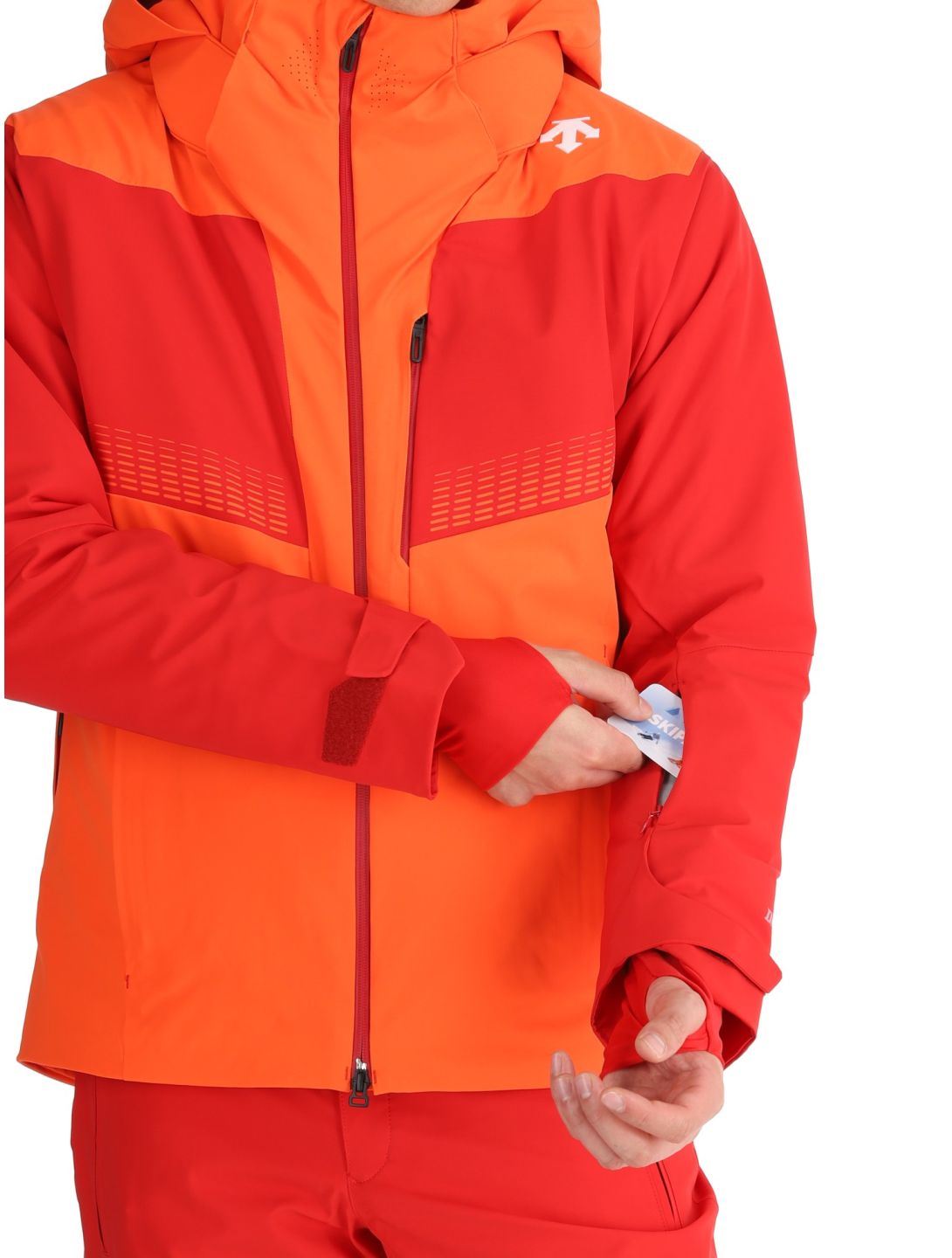 Descente, M-GK26 AA Jas gevoerd heren Momiji Orange Oranje 