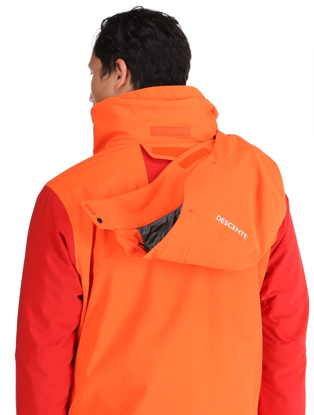 Descente, M-GK26 AA Jas gevoerd heren Momiji Orange Oranje 