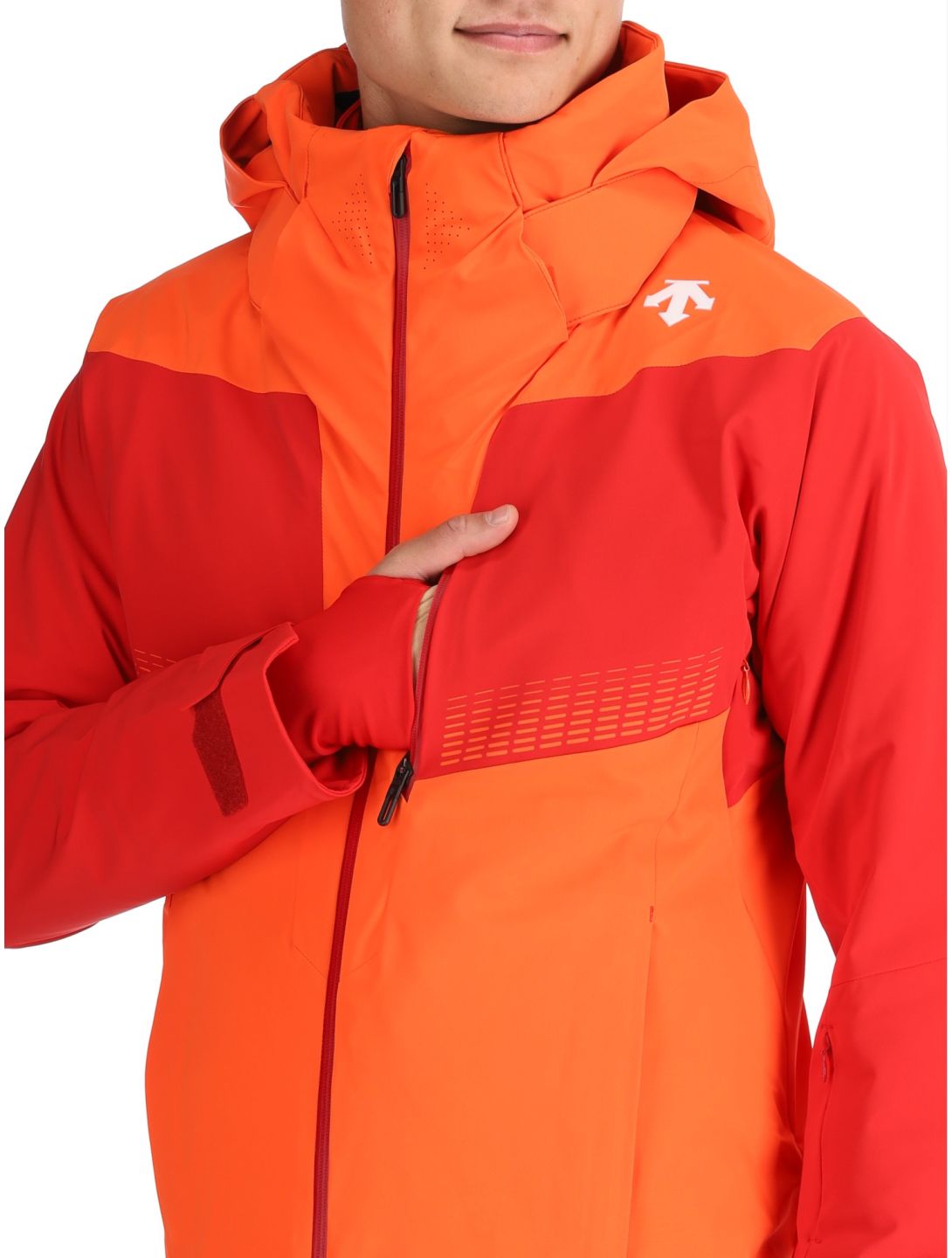 Descente, M-GK26 AA Jas gevoerd heren Momiji Orange Oranje 