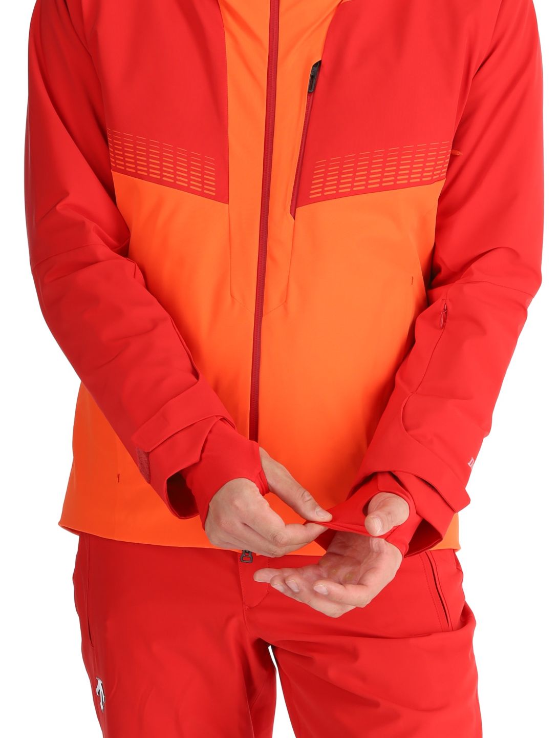 Descente, M-GK26 AA Jas gevoerd heren Momiji Orange Oranje 