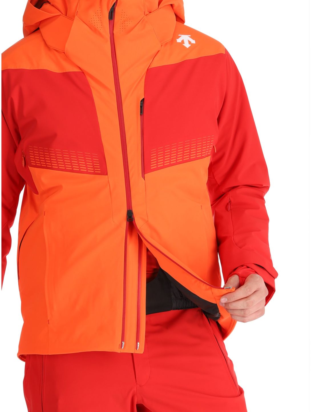 Descente, M-GK26 AA Jas gevoerd heren Momiji Orange Oranje 