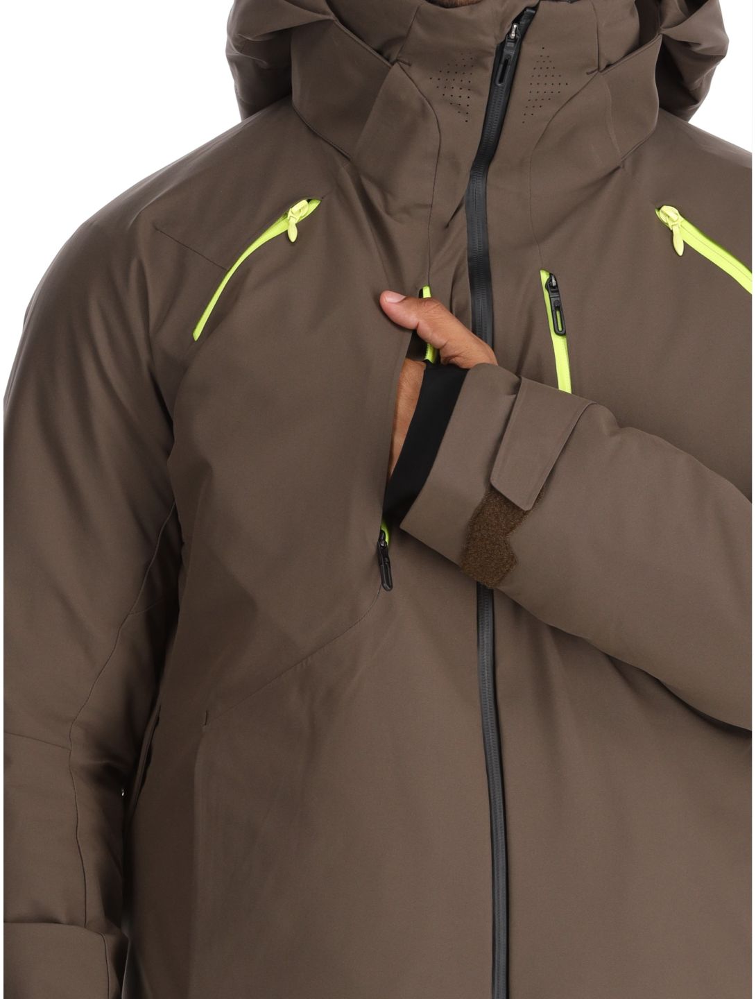 Descente, M-GK27 ski-jas heren Bark Brown bruin 