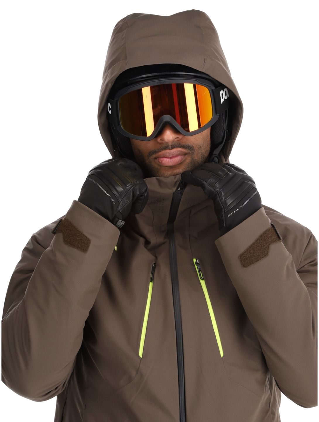 Descente, M-GK27 ski-jas heren Bark Brown bruin 