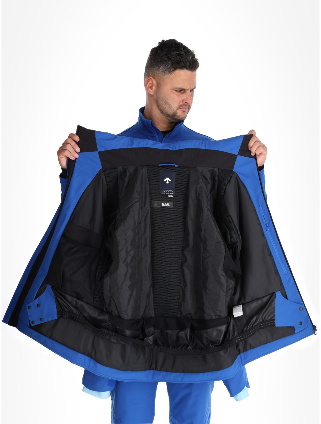 Descente, M-GK27 AA Jas gevoerd heren Echo Blue Blauw 