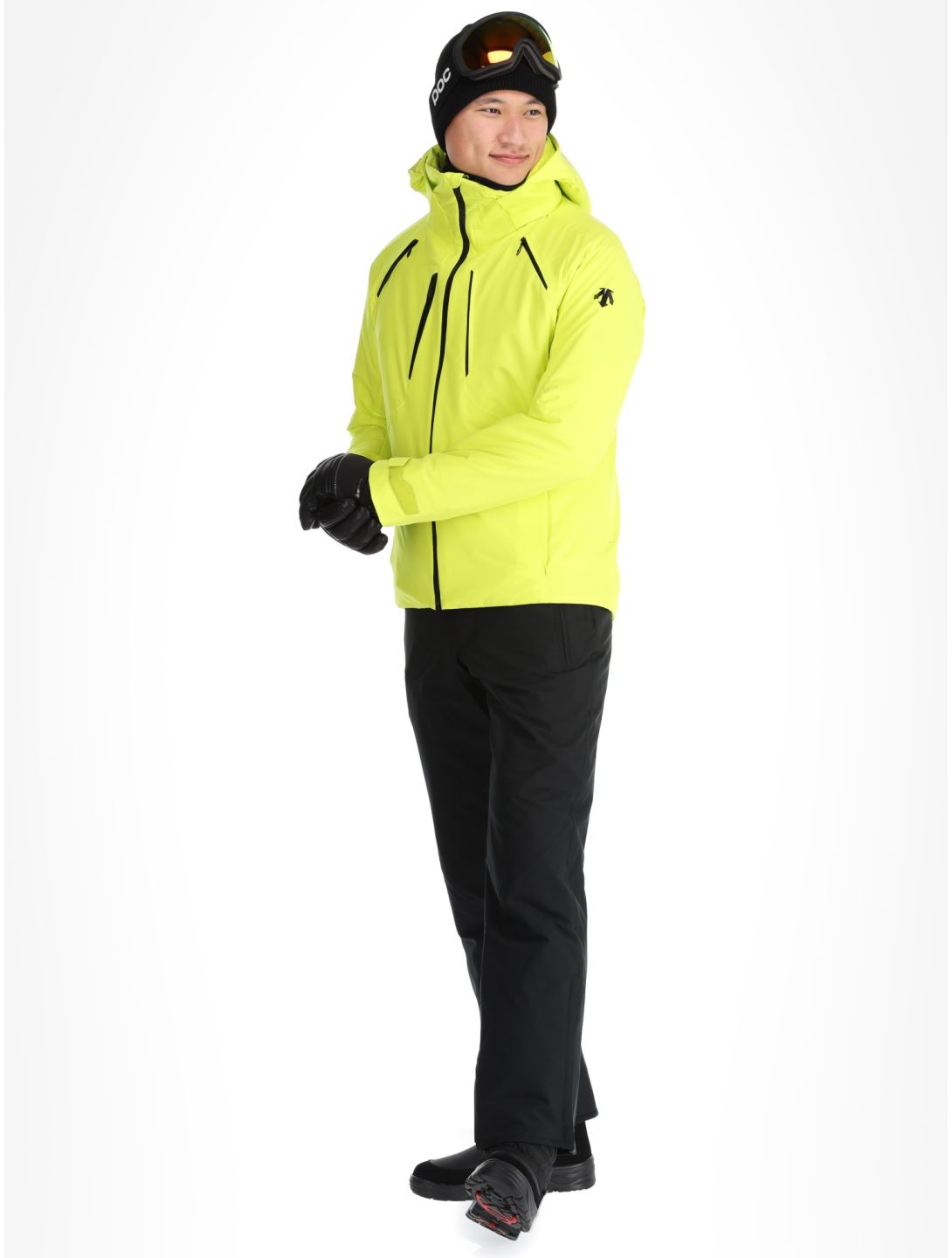 Descente, M-GK27 AA Jas gevoerd heren Glint Yellow Geel 