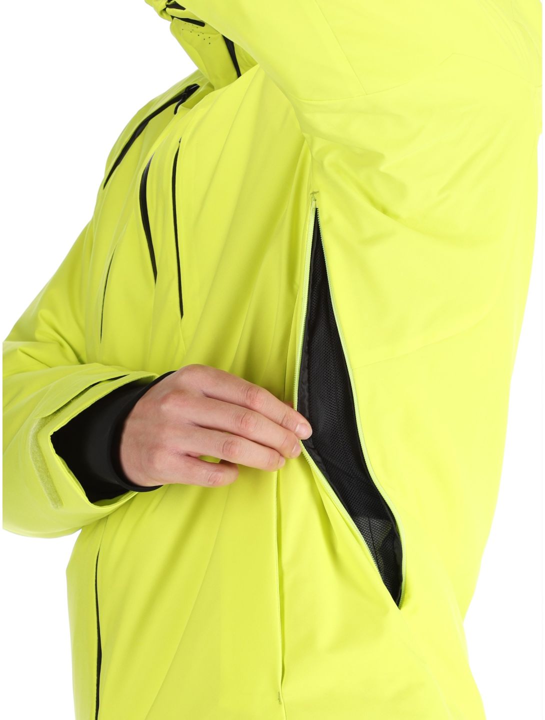 Descente, M-GK27 AA Jas gevoerd heren Glint Yellow Geel 