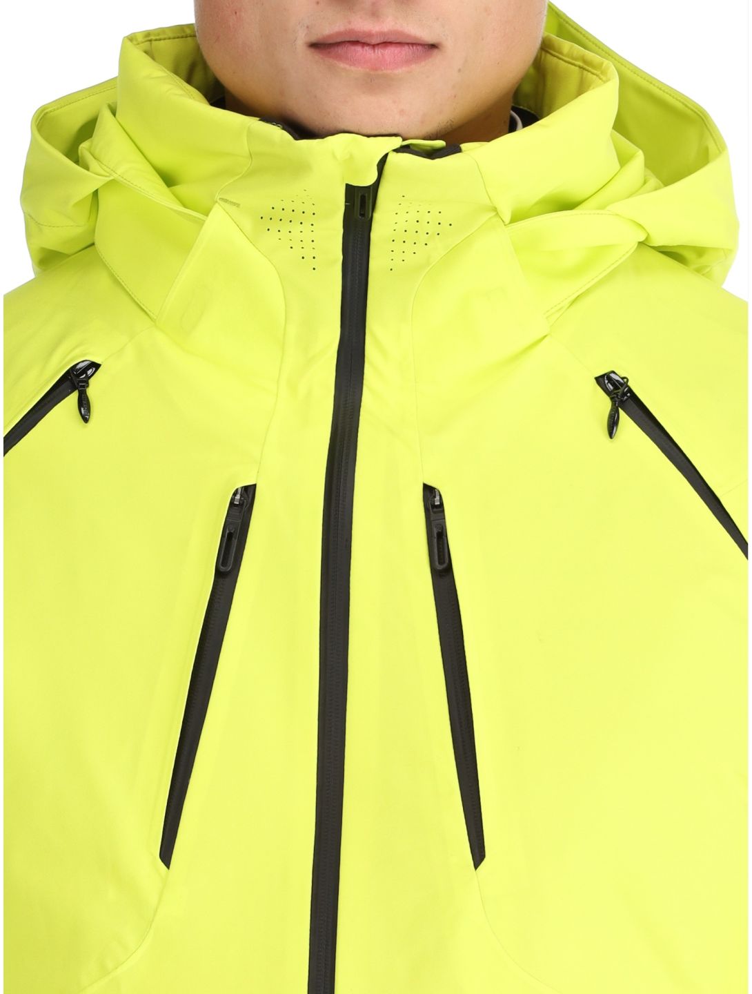 Descente, M-GK27 AA Jas gevoerd heren Glint Yellow Geel 