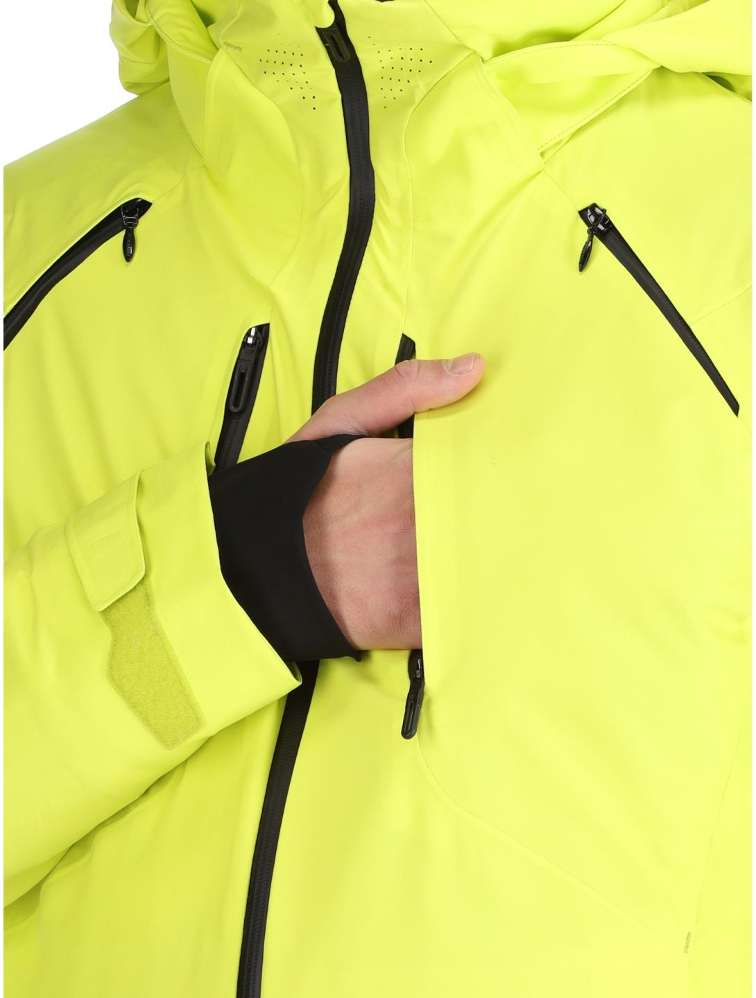 Descente, M-GK27 AA Jas gevoerd heren Glint Yellow Geel 