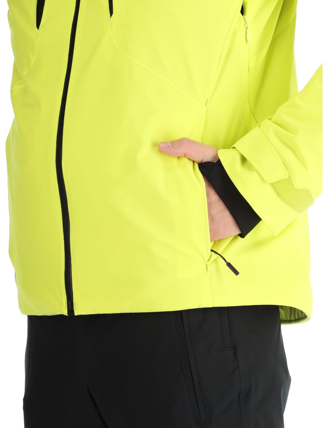 Descente, M-GK27 AA Jas gevoerd heren Glint Yellow Geel 