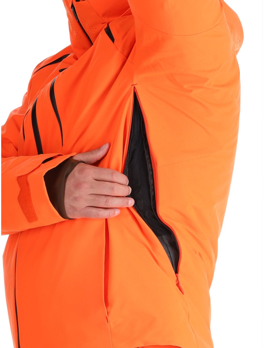 Descente, M-GK27 AA Jas gevoerd heren Momiji Orange Oranje 