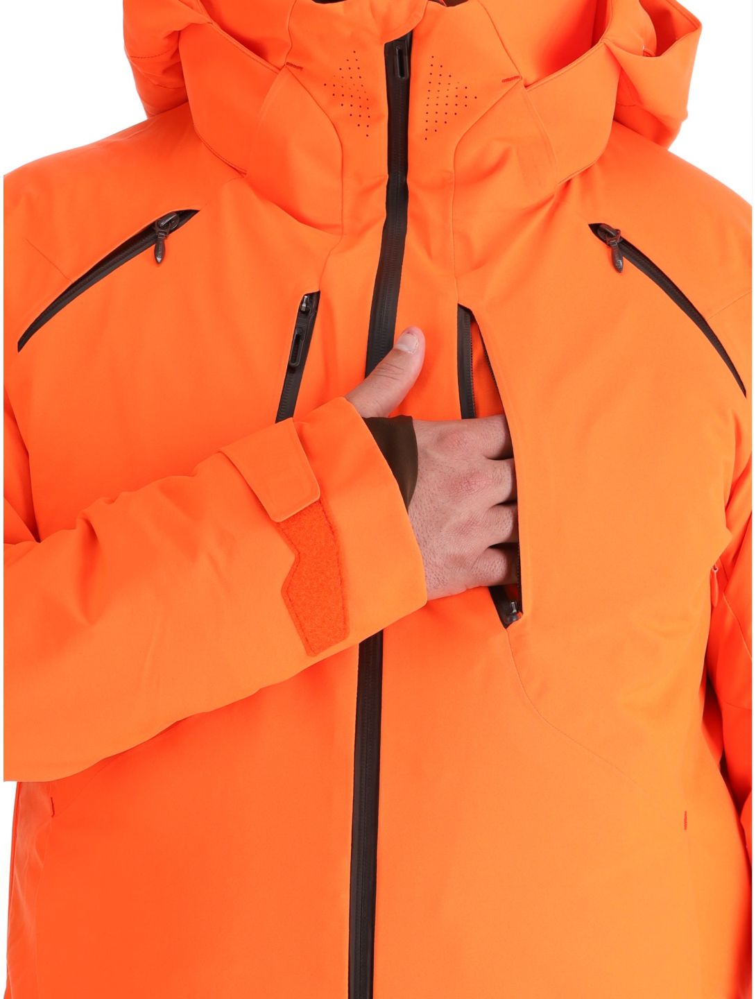 Descente, M-GK27 AA Jas gevoerd heren Momiji Orange Oranje 