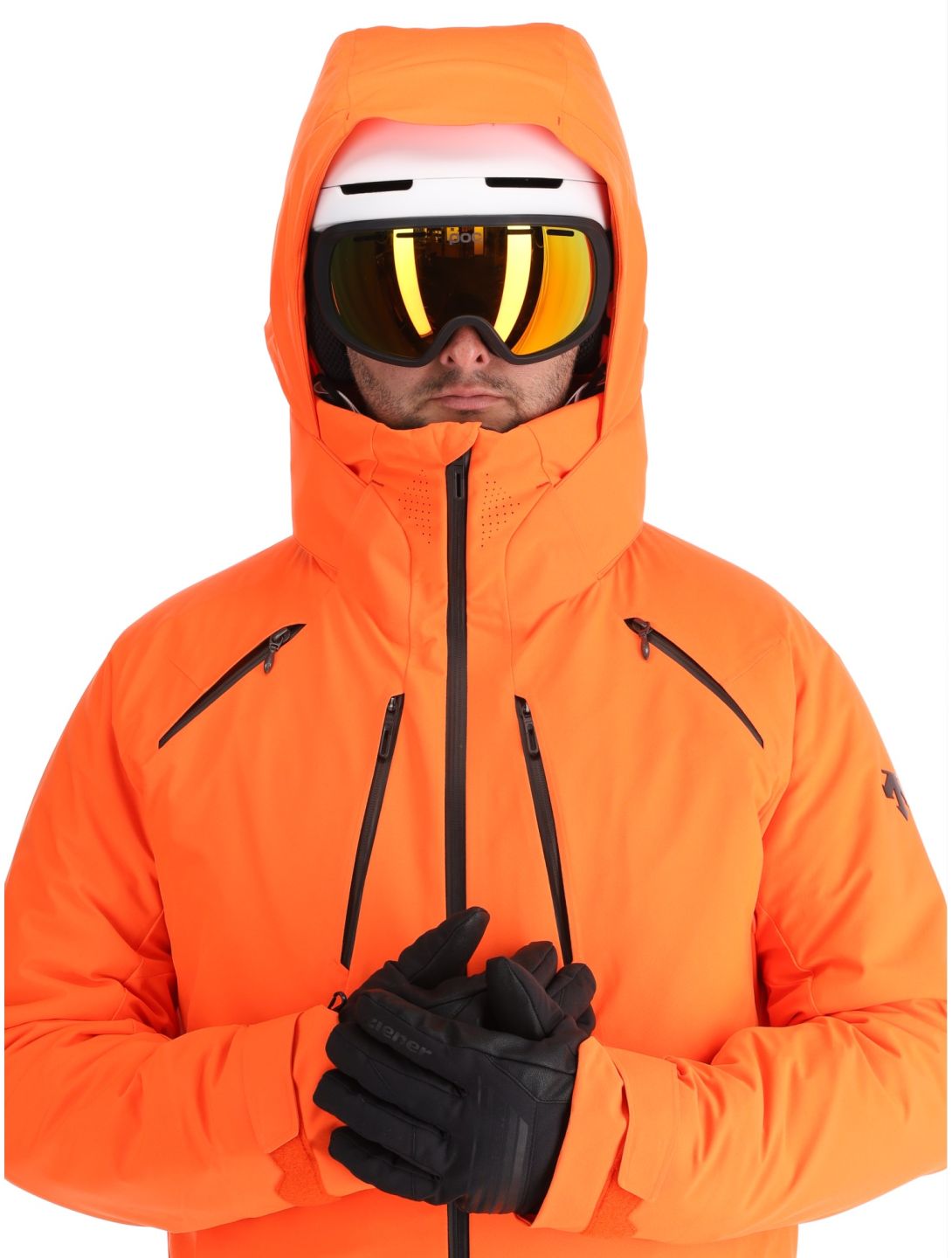 Descente, M-GK27 AA Jas gevoerd heren Momiji Orange Oranje 