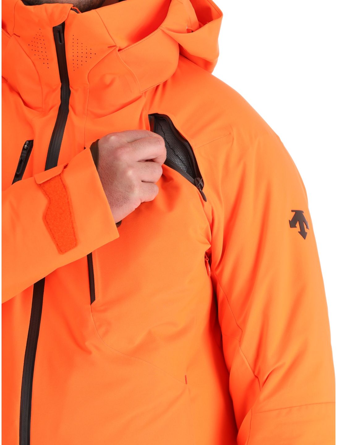 Descente, M-GK27 AA Jas gevoerd heren Momiji Orange Oranje 