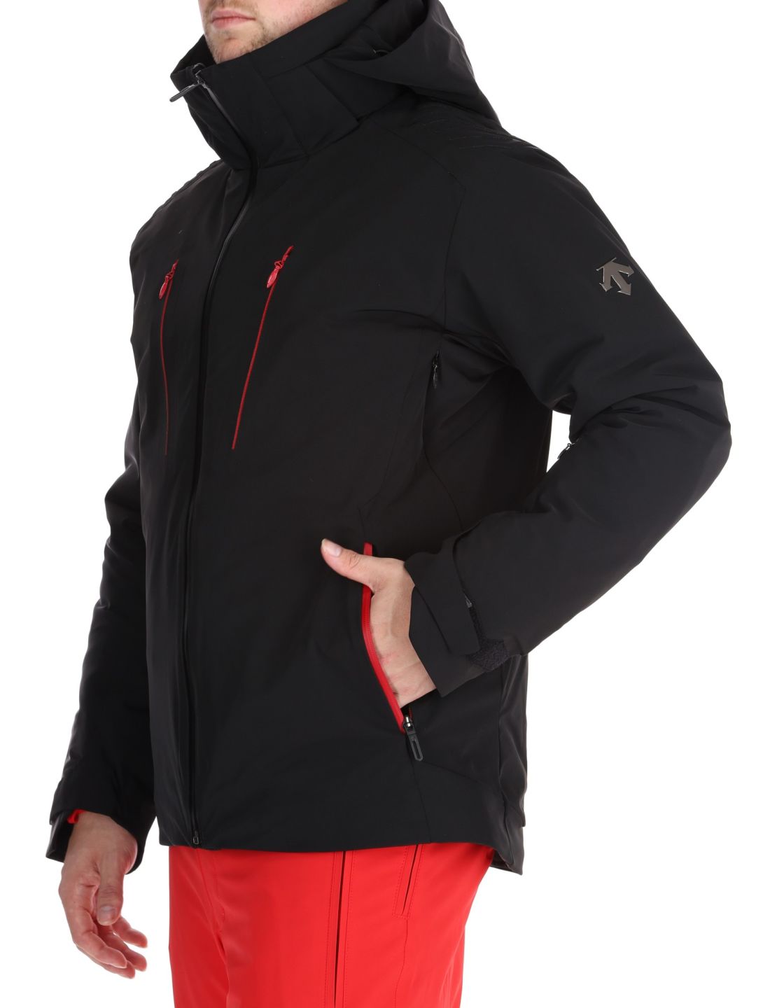 Descente, M-GK29 AA Jas gevoerd heren Black Zwart 