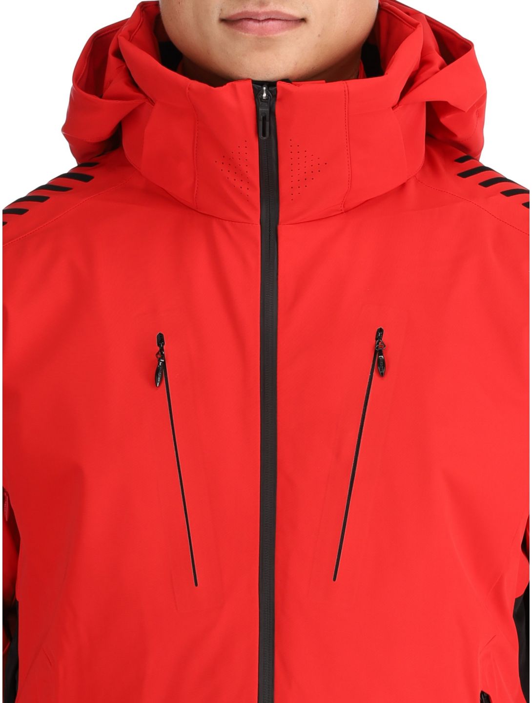 Descente, M-GK29 AA Jas gevoerd heren Electric Red Rood 