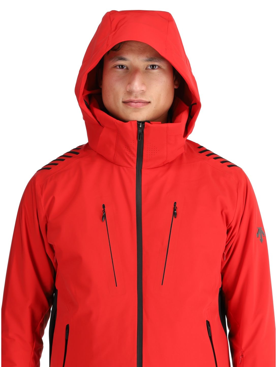 Descente, M-GK29 AA Jas gevoerd heren Electric Red Rood 