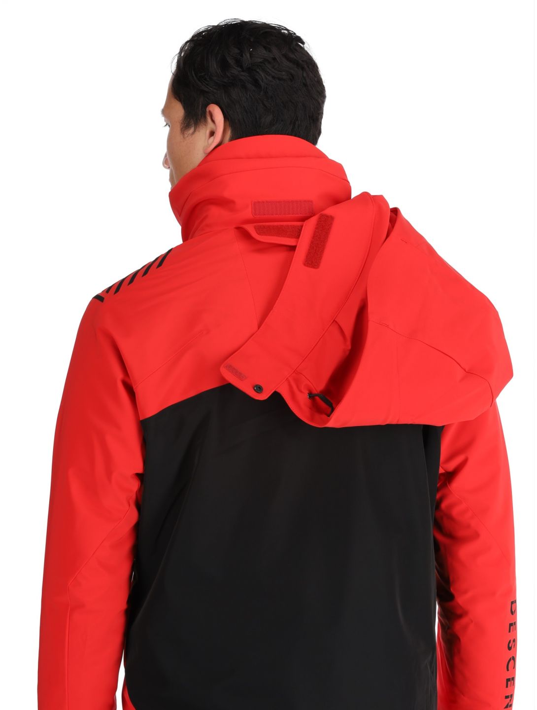 Descente, M-GK29 AA Jas gevoerd heren Electric Red Rood 