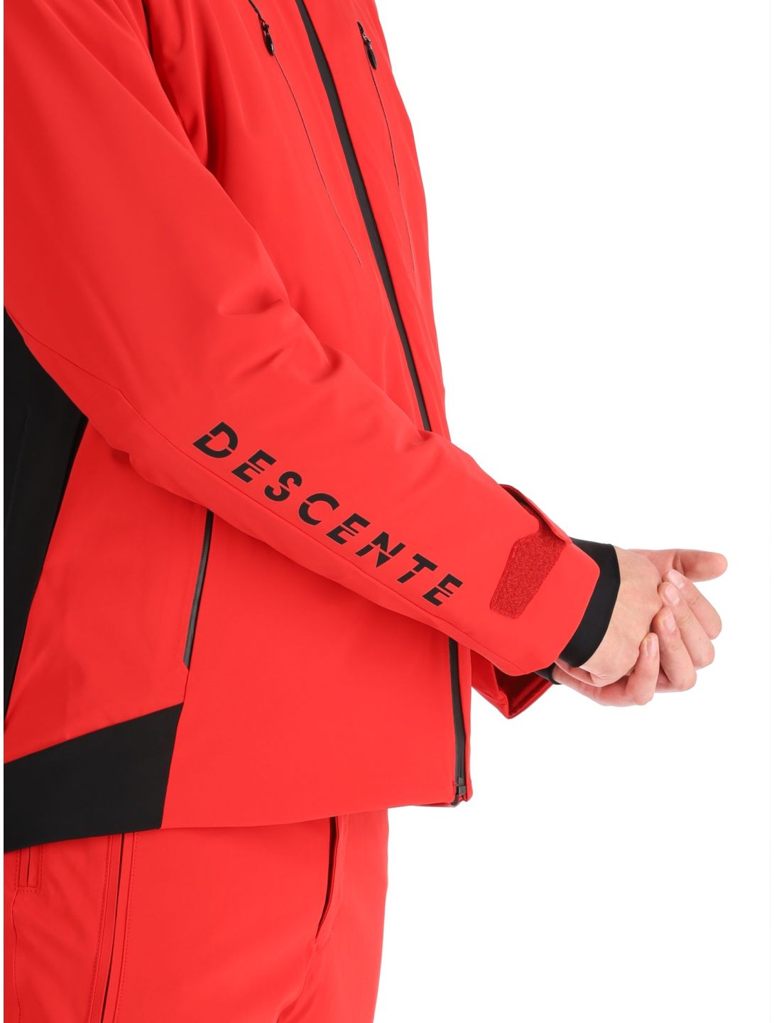 Descente, M-GK29 AA Jas gevoerd heren Electric Red Rood 